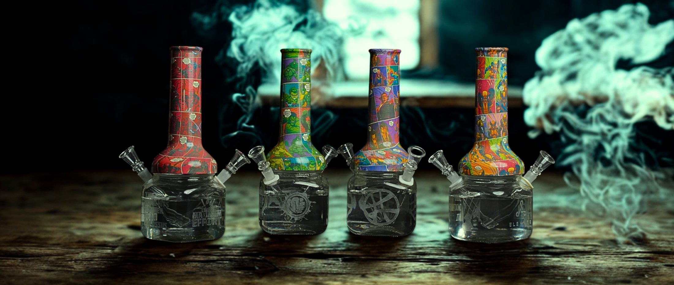 Marvel Theme Bongs
