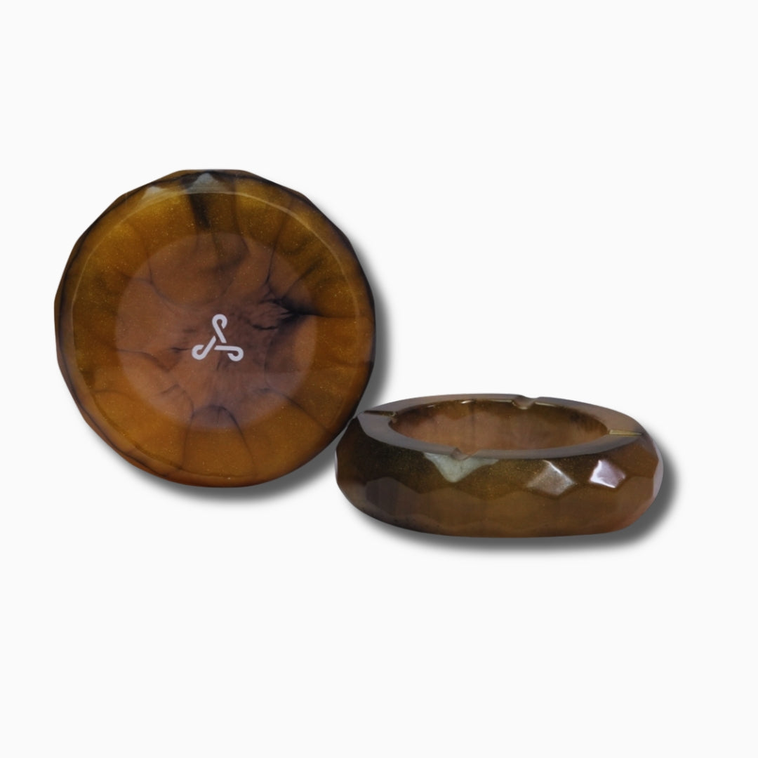 Crystal Luxe Resin Ash Tray
