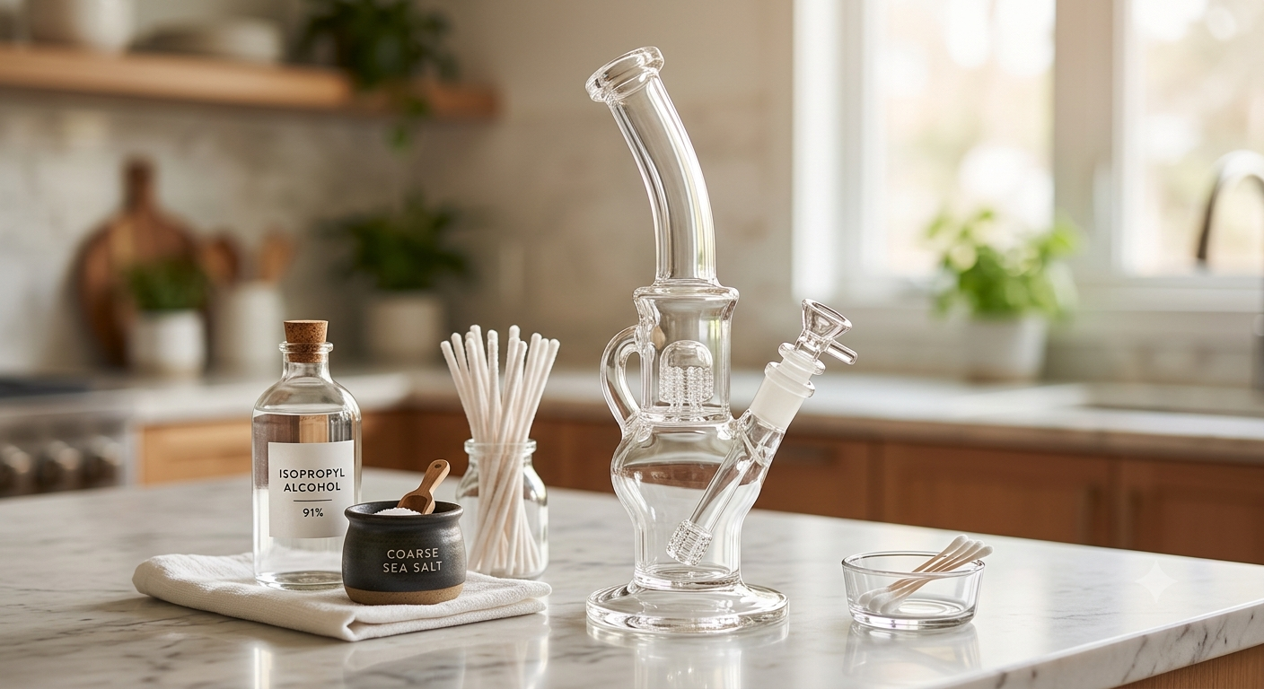 How to Clean a Glass Bong in 5 Easy Steps | Elevate Stores