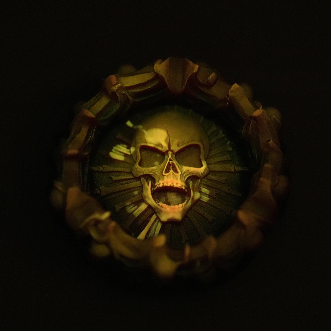 Dope Skull Glow in the Dark Resin Ash Tray